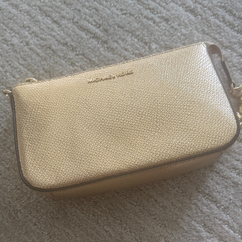 Michael Kors Shimmering Gold Crossbody Bag